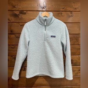 Patagonia Women's Baby Blue Los Gatos 1/4-Zip Fleece Sweatshirt